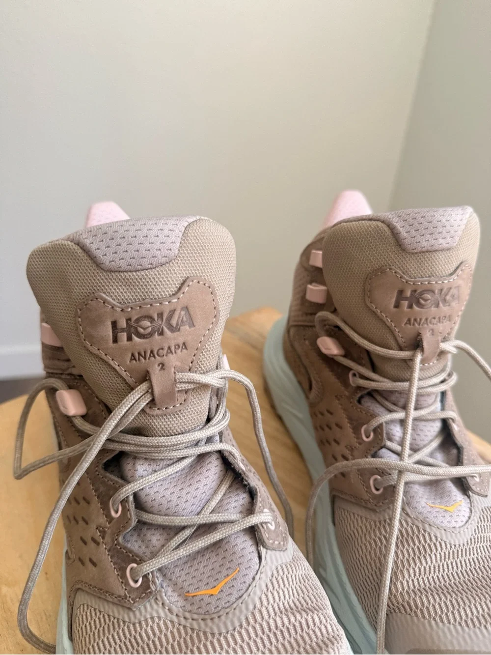 Hoka Anacapa 2 Mid GTX dune ice hiking boots 10